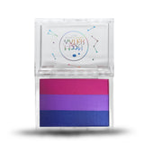 RECTANGLE CONTAINER WATER ACTIVATED MOON WATER EYELINER AND FACE PAINT BY HOLOGRAVE COSMETICS IN THE PINK/PURPLE/BLUE PAN #SHADES_BI-LINER