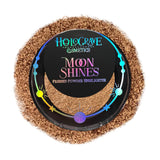 Holograve Cosmetics MoonShines pressed powder highlighter in the shade Eclipse. vegan, cruelty-free, talc-free, shimmer highlighter
#SHADES_ECLIPSE