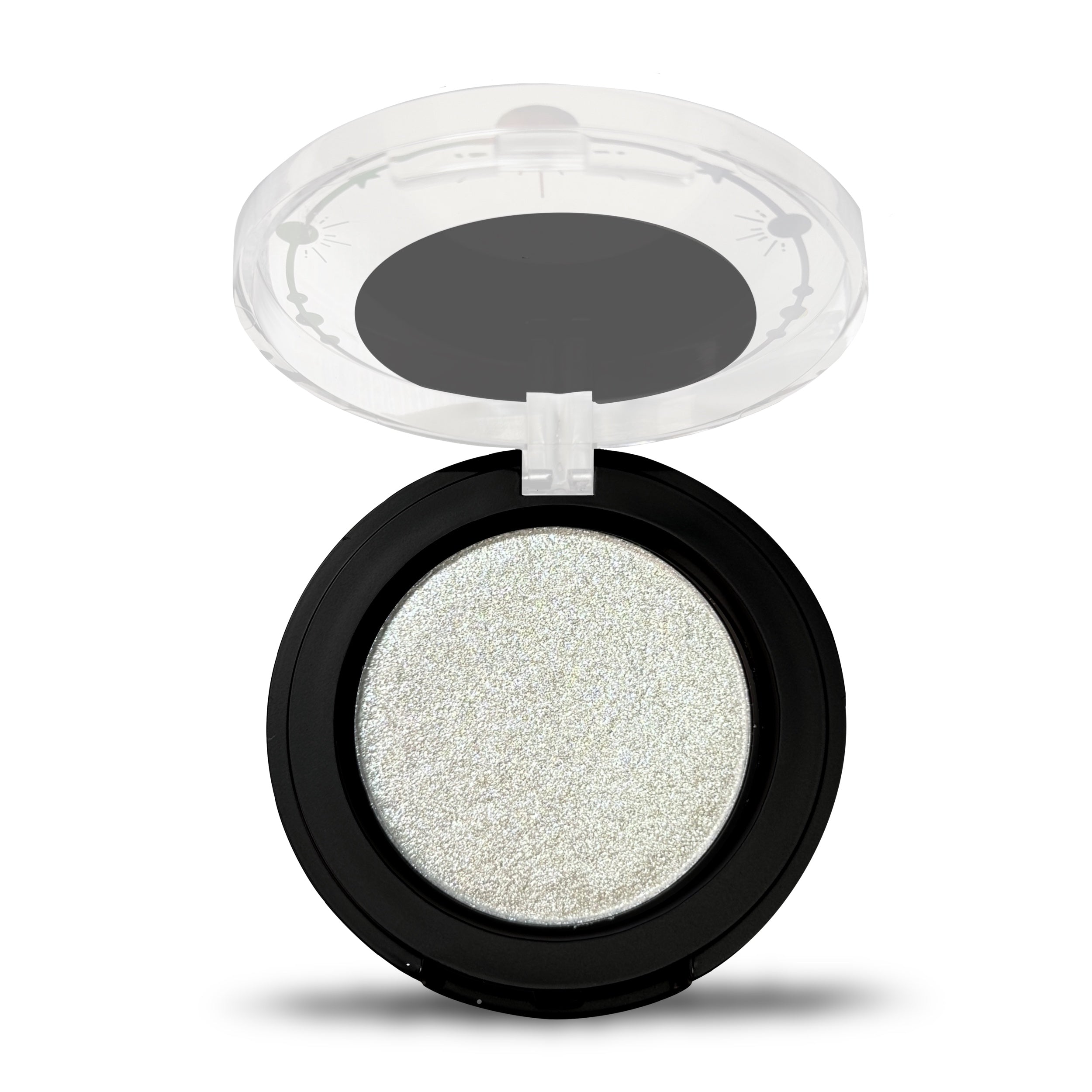 Holograve Cosmetics MoonShines pressed powder highlighter in the shade Full Moon. vegan, cruelty-free, talc-free, shimmer highlighter
#SHADES_FULL MOON