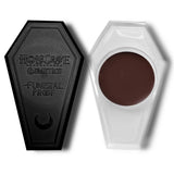 COFFIN JAR WATER PROOF FUNERAL PROOF EYELINER/BROW POMADE BY HOLOGRAVE COSMETICS IN THE WARM BROWN SHADE CASKET #SHADES_CASKET
