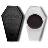 COFFIN JAR WATER PROOF FUNERAL PROOF EYELINER/BROW POMADE BY HOLOGRAVE COSMETICS IN THE OFF BLACK ASH SHADE MORTUARY #SHADES_MORTUARY
