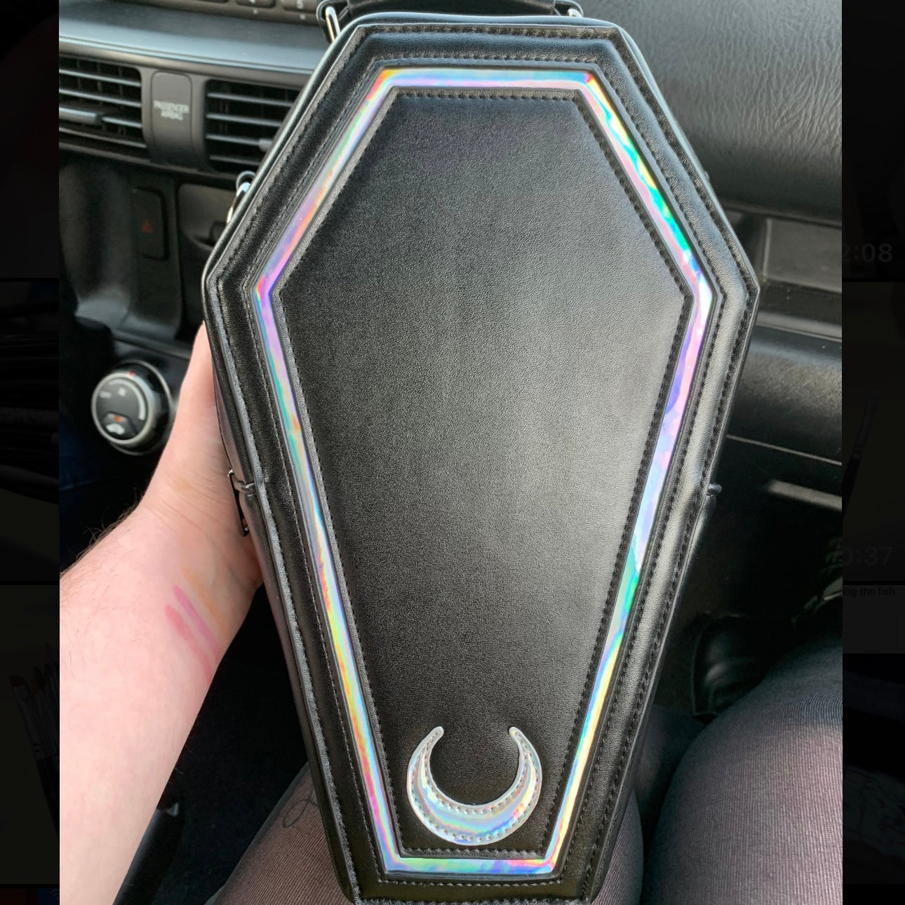 HoloGrave Logo Coffin Backpack