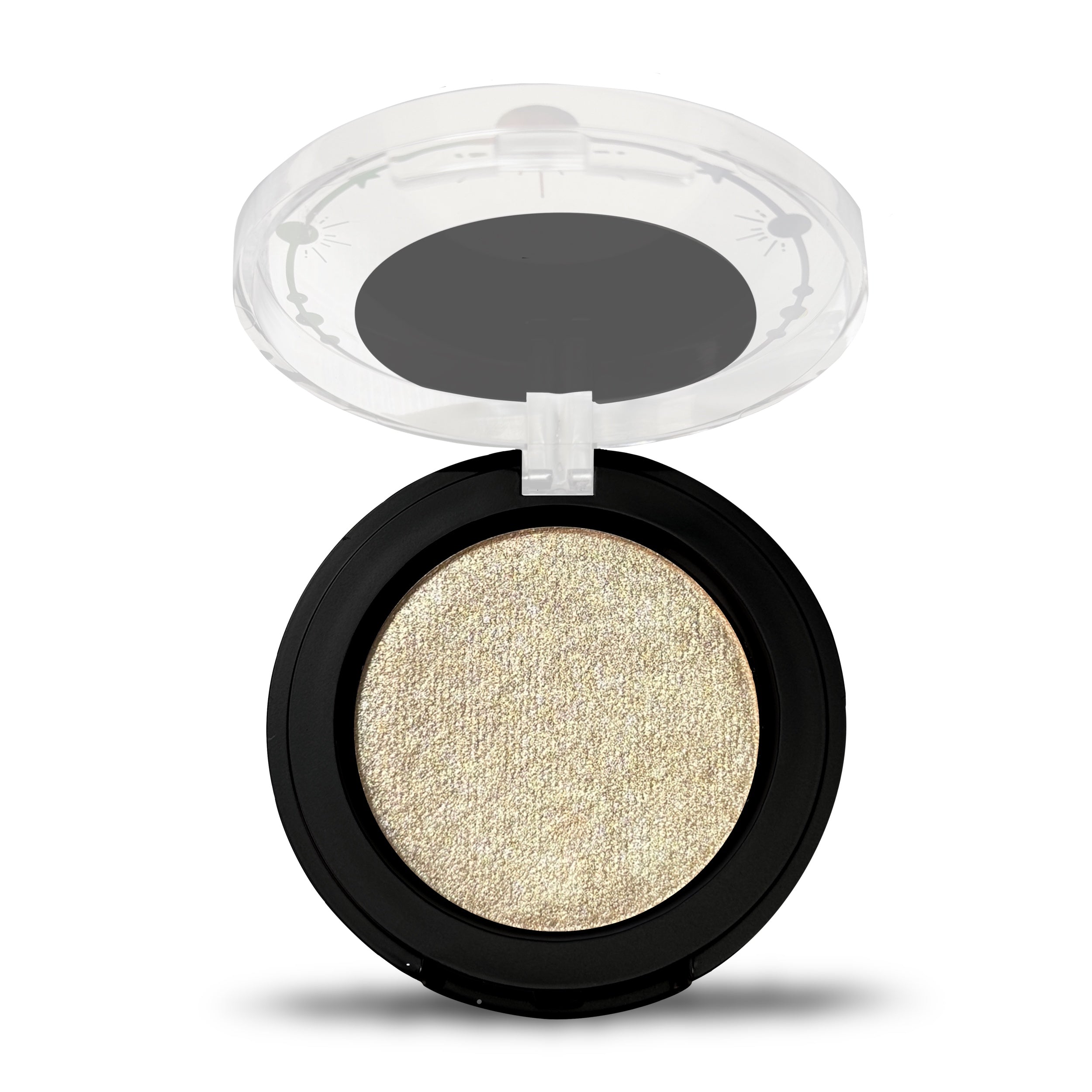 Holograve Cosmetics MoonShines pressed powder highlighter in the shade Gibbous. vegan, cruelty-free, talc-free, shimmer highlighter
#SHADES_GIBBOUS
