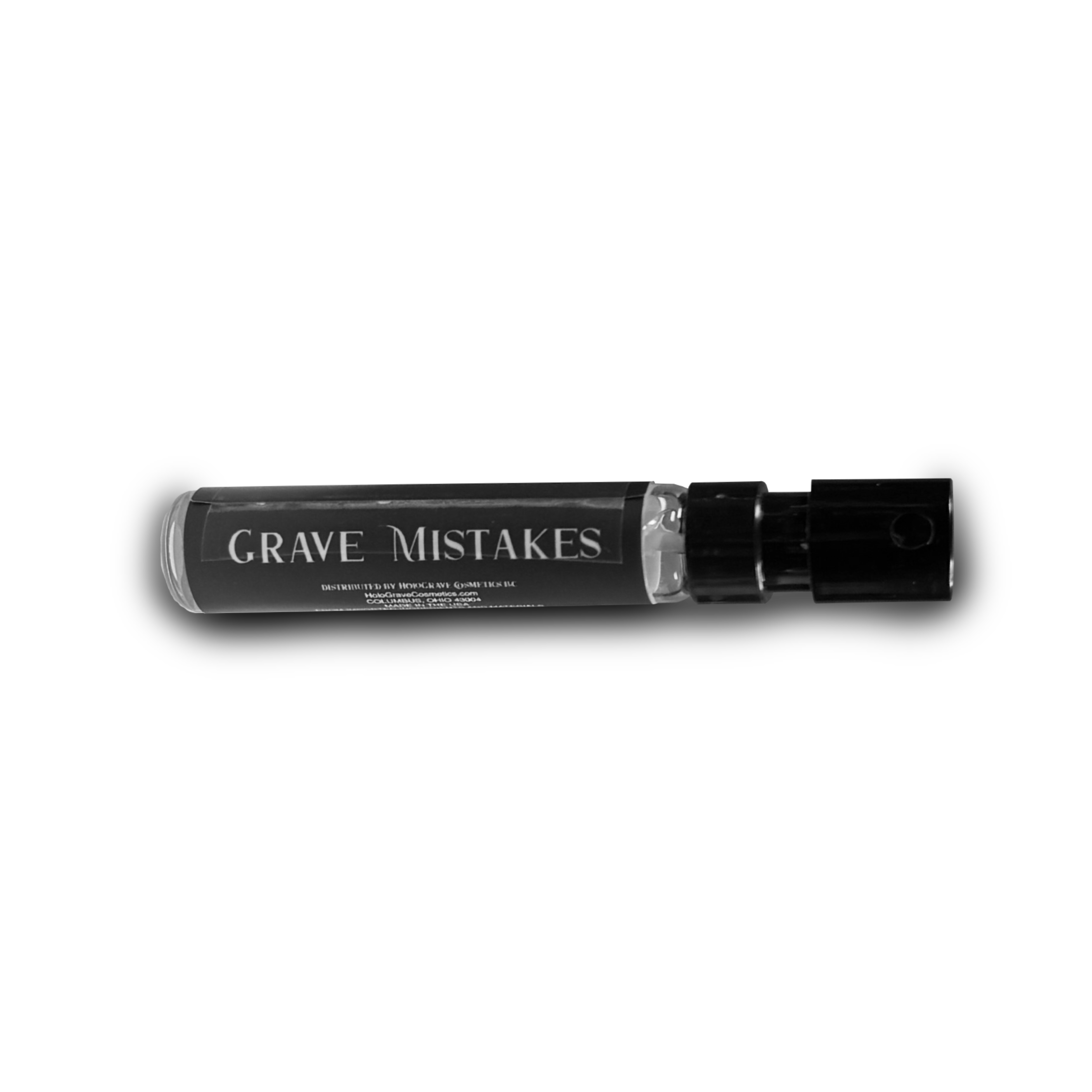 2ml trial vial of the fragrance, "Grave Mistakes"