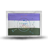 RECTANGLE CONTAINER WATER ACTIVATED MOON WATER EYELINER AND FACE PAINT BY HOLOGRAVE COSMETICS IN THE PURPLE/WHITE/GREEN PAN #SHADES_GREENBRIAR