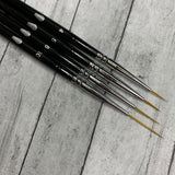 12pc Eyeliner Brush Set