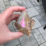 Aura Flower Agate Freeform Point