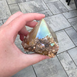 Aura Flower Agate Freeform Point