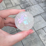 Aura Quartz Moon Sphere