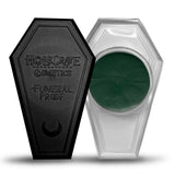 COFFIN JAR WATER PROOF FUNERAL PROOF EYELINER/BROW POMADE BY HOLOGRAVE COSMETICS IN THE DARK GREEN SHADE LEITZEL #SHADES_LEITZEL