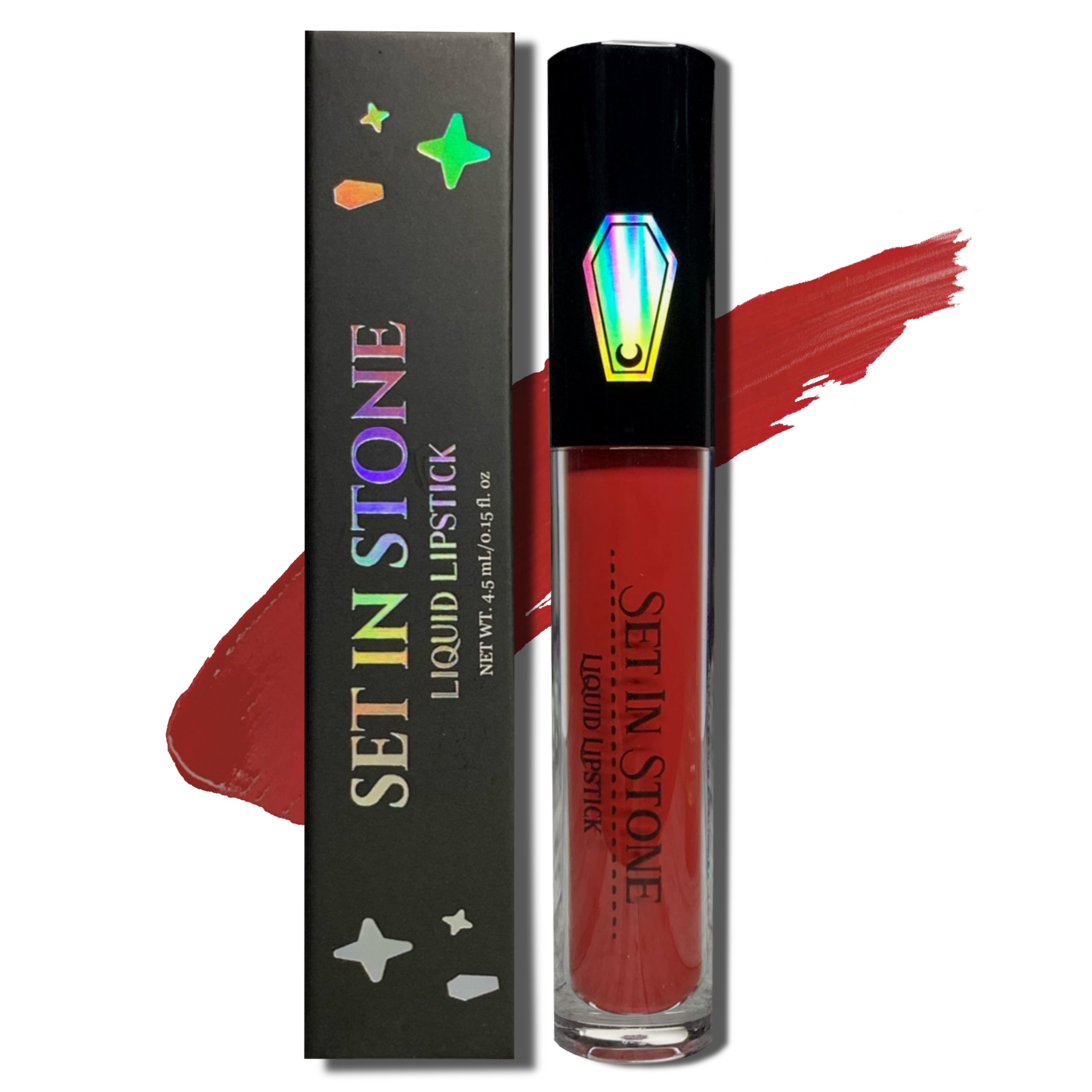 SET IN STONE LIQUID LIPSTICK BOX WITH TUBE
#SHADES_MURDEROUS