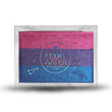 RECTANGLE CONTAINER WATER ACTIVATED MOON WATER EYELINER AND FACE PAINT BY HOLOGRAVE COSMETICS IN THE METALIC SHIMMER PINK/PURPLE/BLUE PAN #SHADES_MAGICAL
