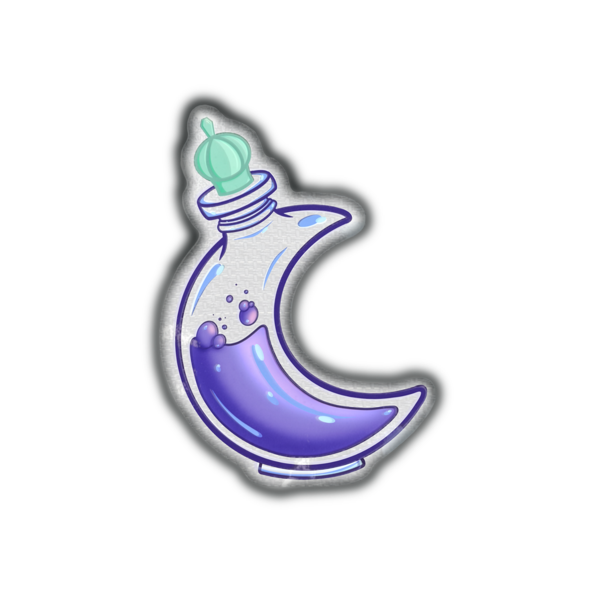 Moon Water Potion Clear Sticker