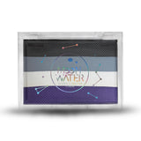 RECTANGLE CONTAINER WATER ACTIVATED MOON WATER EYELINER AND FACE PAINT BY HOLOGRAVE COSMETICS IN THE BLACK/GREY/WHITE/PURPLE PAN #SHADES_NIGHTSHADE