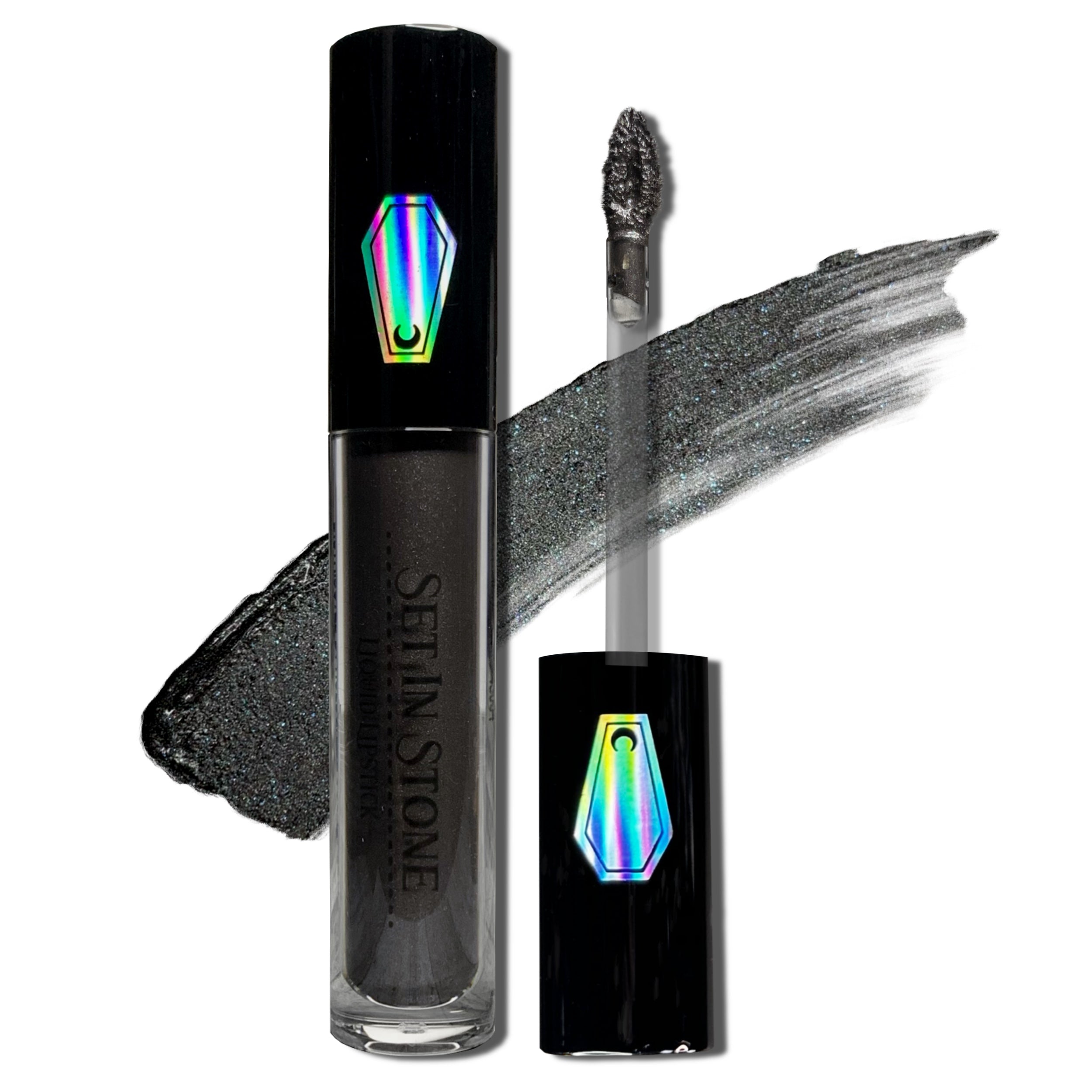 SET IN STONE LIQUID LIPSTICK TUBE NEXT TO PRODUCT WAND #SHADES_PORTOBELLO