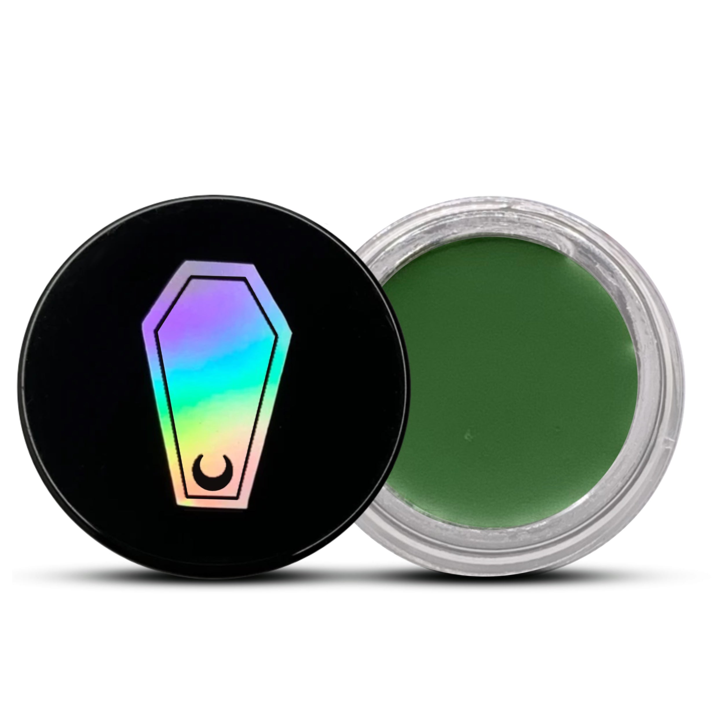 GLASS CIRCLE JAR FUNERAL PROOF EYELINER/BROW POMADE #SHADES_TESTAMENT